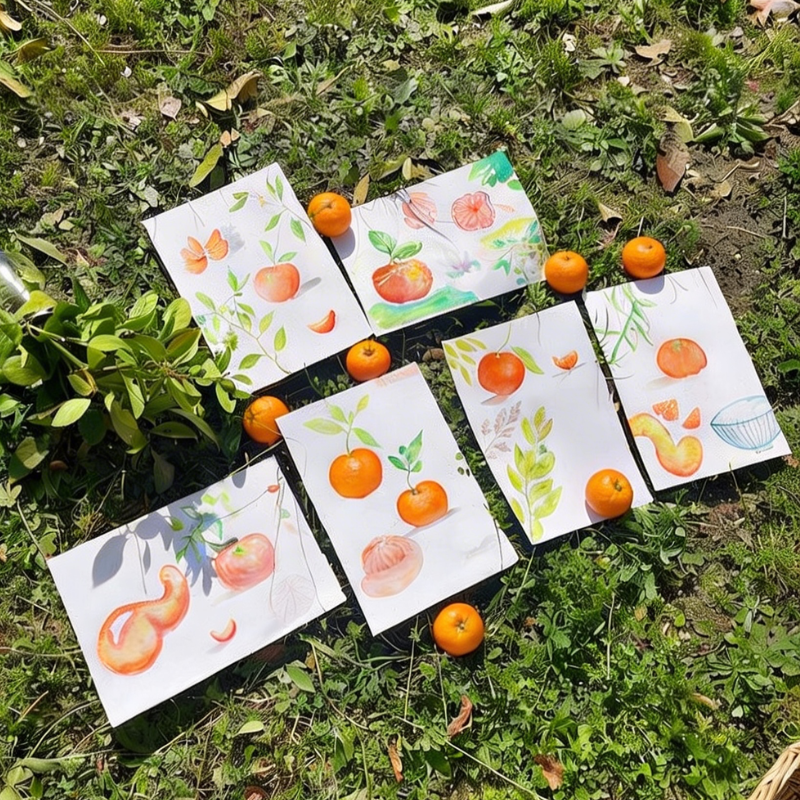 restitution de l'atelier aquarelle